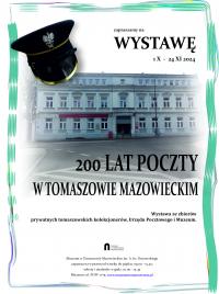 200 lat poczty w Tomaszowie Mazowieckim – wystawa w muzeum